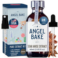 Pure Star Anise Extract for Baking and Mixology - 100 Servings Culinary Aromatics, Kosher, Keto Friendly, Vegan & Gluten-Free for Cooking, Desserts, Drinks (2 Oz Extract with Latex-Free Dropper & Spritzer)