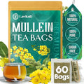 Lavitali, Mullein Leaves Tea Bags | 60 bags, 100% Pure Herbal Tea | Caffeine-Free, No Sugar, Eco-Friendly Filter Bags | Daily Natural Botanical, Hot or Iced Herbal Infusion