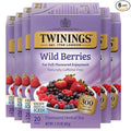 Twinings Wild Berries Herbal Tea Individually Wrapped Bags, 20 Count (Pack of 6), Full-Flavoured, Naturally Caffeine-Free, Enjoy Hot or Iced, 120 Teabags