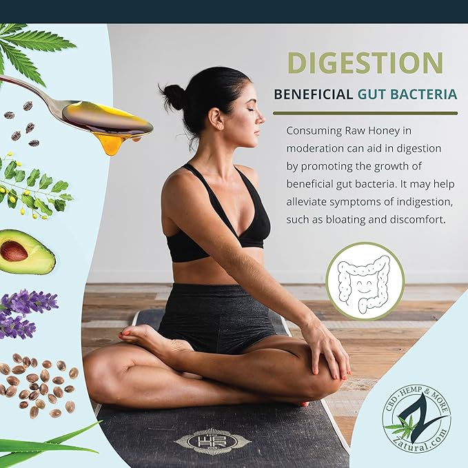 Zatural 100% Pure Natural Honey | Premium Unfiltered Sweetener & Food Ingredient | Ideal for Beverages, Baking & Culinary Use (12 Ounces)