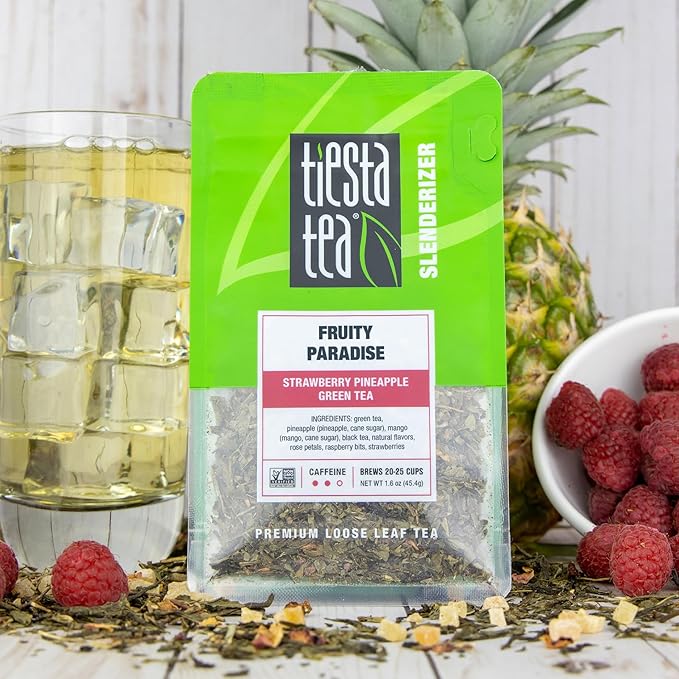 Tiesta Tea - Top Loose Leaf Tea Gift Box, Medium Caffeinated Assorted Blends, 3 Pouched Bags for Hot & Iced Brews Variety Pack, Green, Herbal, Fruity & Lavender