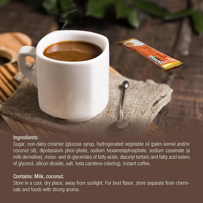 Vinacafe Premium 600 Sticks 3 in 1 Instant Coffee Mix, 100 Coffee Sticks Single Serves in 6 Packs