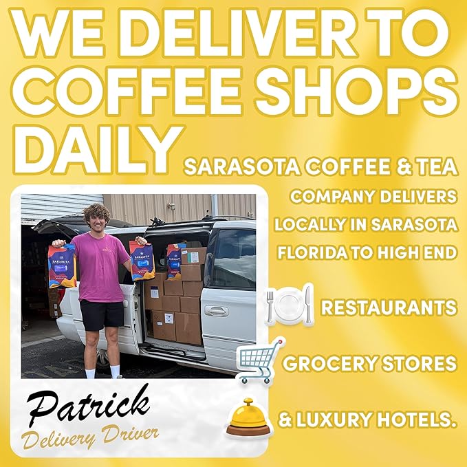 Sarasota Coffee 1905 Cold Brew Coffee Bags | Breakfast Blend Blonde-Medium Roast | 100% Arabica | Smooth & Low Acid | Ground Pouches | Cold Brew Kit Makes 14 Cups | Rich & Smooth Flavor