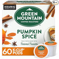 Green Mountain Coffee Roasters Pumpkin Spice, Keurig Single-Serve K-Cup Pods, Light Roast Coffee, 60 Count (6 Packs of 10)