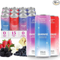 Moment Botanical Soda Soft Drink (Shark Tank) - SPARKLING Drinks | Berry Blast | L-Theanine & Ashwagandha for Calm & Clarity | 0 Added Sugar 0 Caffeine | 12-pack