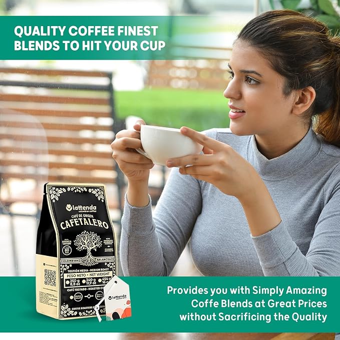 Cafetalero Colombian Gourmet Coffee: Superior Craftsmanship for Discerning Palates - 2 Pack 454g Ground Presentation