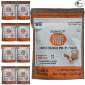 Super Life Monk Fruit Sweetener with Fiber – Low-Glycemic Index, Erythritol-Free Sugar Alternative for Baking, Beverages & Caramelizing | Non-GMO, Low-Calorie, Keto Diet Friendly – 7oz / 200g (8-Pack)