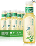 ORIENTAL LEAF Unsweetened Iced Tea – Bottled Jasmine Green Tea, 16.9 FL oz bottles (Pack of 15), Sugar Free, 0 Calories