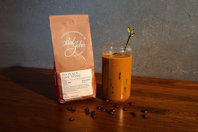 No Place Like Home | Medium Roast Whole Bean Coffee | Smooth & Comforting | Indian Arabica | 12oz