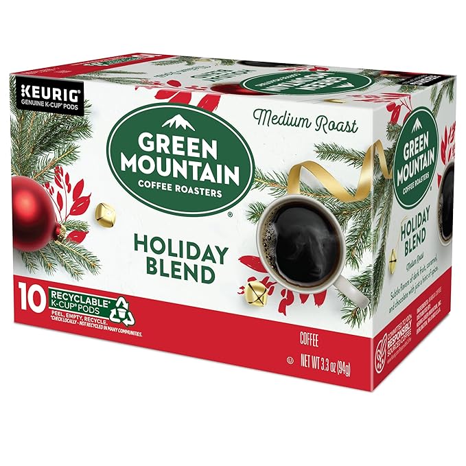 Green Mountain Coffee Roasters, Holiday Blend Coffee, Keurig Single Serve K-Cup Pods, 60 count