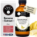 Natural Banana Extract - 2 oz - Water-Soluble - By Harvest Moon Delights - Banana Extract for Baking, Ice Cream, Drinks, and Candy - Sugar Free