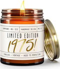 50th Birthday Gifts for Her, 50th Birthday Gifts for Women - 'Limited Edition 1975' Soy Candle, w/Champagne on Ice I 50 Year Old Gift for Women I 9oz Reusable Jar, 50Hr Burn, Made in USA
