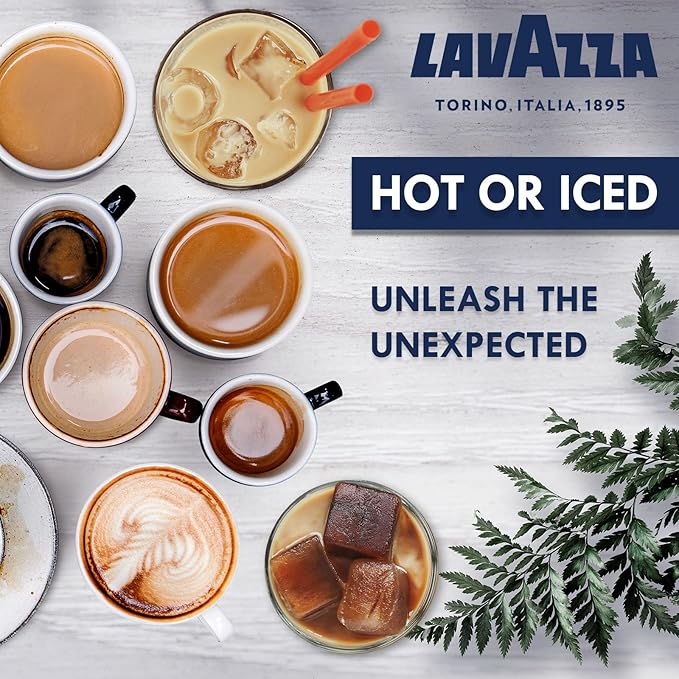 Lavazza Blue Capsules Coffee Pods Variety Pack – 100 Count (25 Each of Top Class, Gold Selection, Decaf Dek & Caffè Crema) – Compatible with Lavazza LB Machines Only