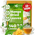 FreshDrinkUS, Premium 140+ Mango Whole Leaves Dried, 100% Natural & Pure from Dried Mango Leaves Tea, No Additives, No Caffeine, Vegan