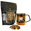 Pure And Easy Tea, Loose Leaf Black Tea – Real Guava & Strawberry Blend, Natural Fruit Infused Tea, Unsweetened & Caffeine Boosting (100g)