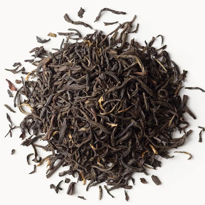 Rishi Tea China Breakfast Black Loose Leaf Tea - Organic, Robust & Caffeinated, Enjoy Hot or Iced - 16 Ounces, 50+ Servings