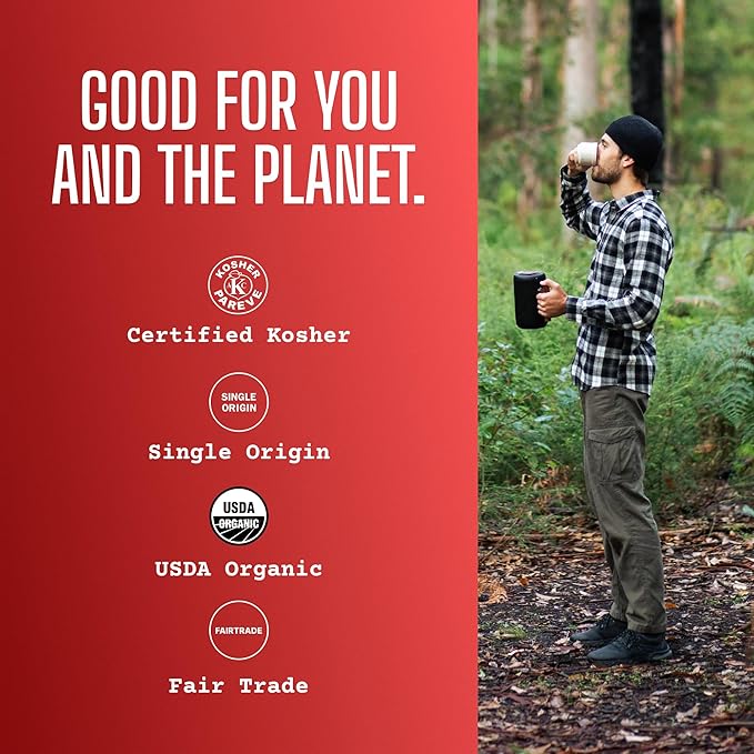 Ethiopian Coffee, Yirgacheffe Region, Ground, USDA Organic, Fresh Roasted, 5 lbs