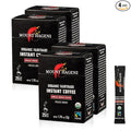 Mount Hagen 25 Count Single Serve Instant Coffee Packets - 4 Pack | Organic Medium Roast Arabica Beans | Eco-friendly, Fair-Trade [4 x 25 sticks/1.76oz/50g]