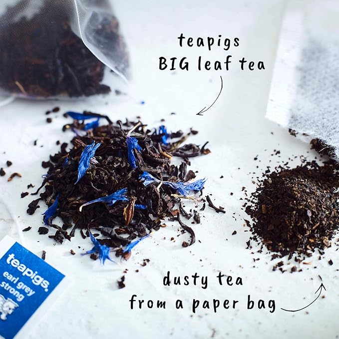 Teapigs Earl Grey Strong Loose Tea Made with Whole Leaves (1 Pack of 250g)