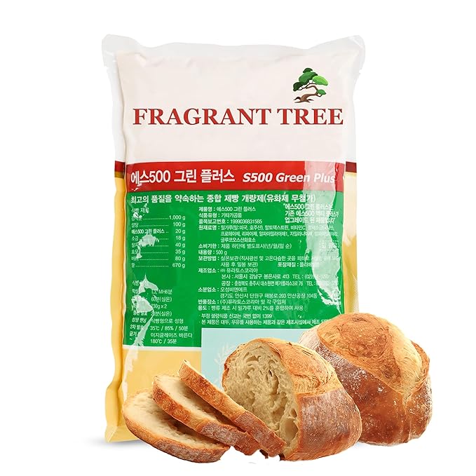 Bread Improver Powder – Dough Enhancer for Soft Bread, Baking Additive for Home Bakers, Yeast Booster Mix – 17.6 oz (500g) | 제빵 개량제