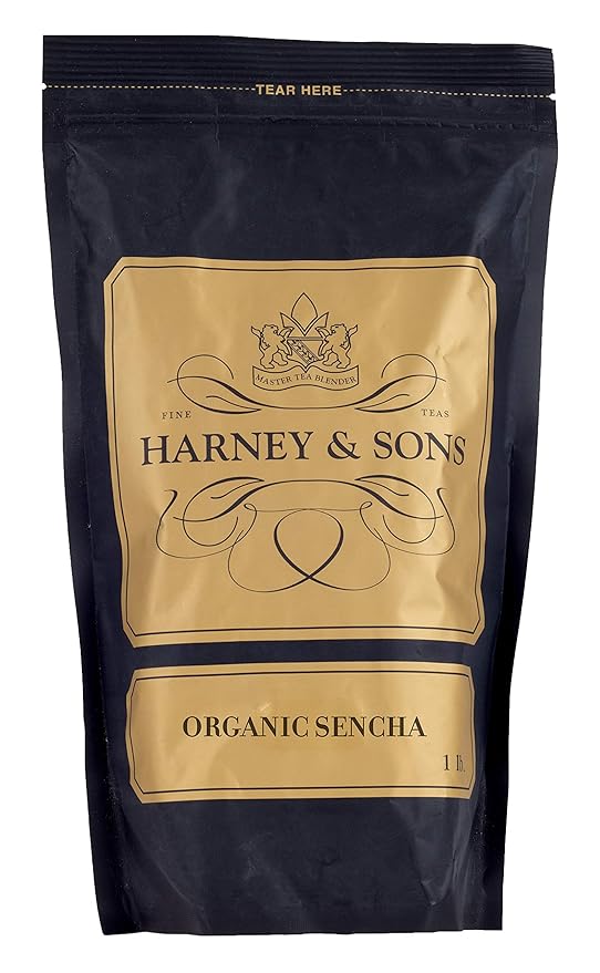 Harney & Sons Organic Sencha Tea| 16oz Bag of Loose Leaf Tea