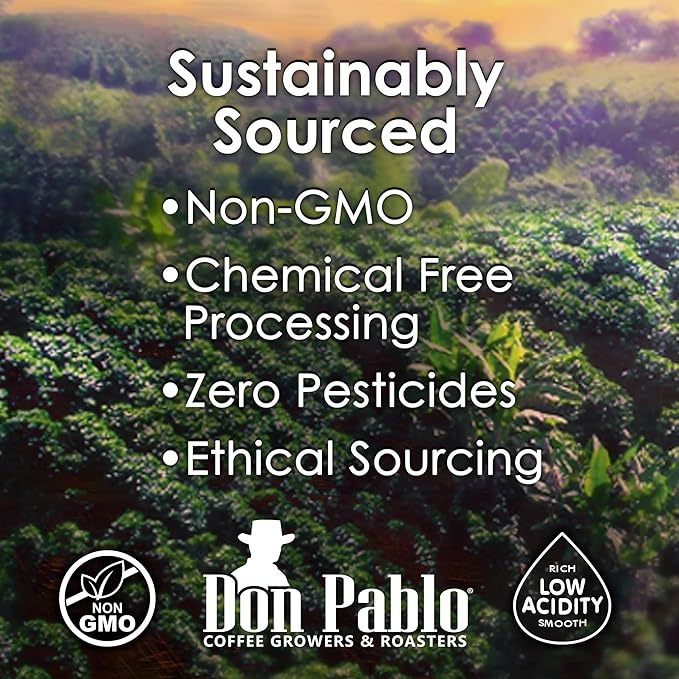 Don Pablo Colombian Supremo - Medium-Dark Roast - Whole Bean Coffee - Low Acidity
