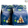 HerbLight Nighty Night Extra Tea – Valerian Root, Chamomile & Lavender Sleep Blend. Extra Strength Caffeine-Free Herbal Tea for Deep Night-Time Rest, 2 Pack (Total 30 Bags)