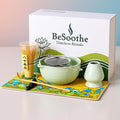 Matcha Whisk Set 8Pcs – BeSoothe Premium Japanese Tea Ceremony Kit, 8 Pcs with Spout Bowl, Bamboo Whisk & Holder, Scoop, Sifter, Tea Towel – Magnetic Gift Box for Matcha Lovers
