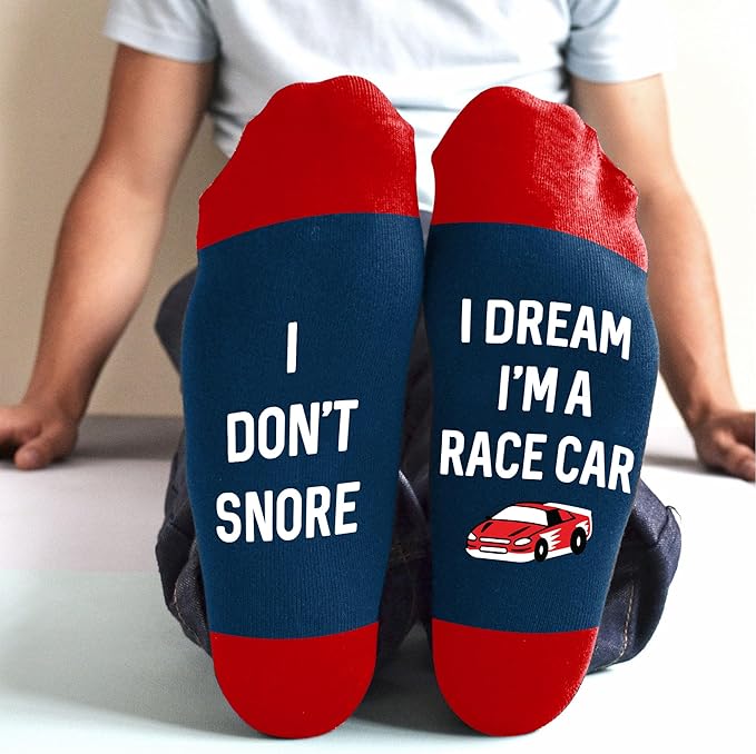 VICRAZY Racing Car, Sport Car Socks for Men, Women - Formula 1 Gifts, Racing Socks, Stocking Stuffers for Men, Women