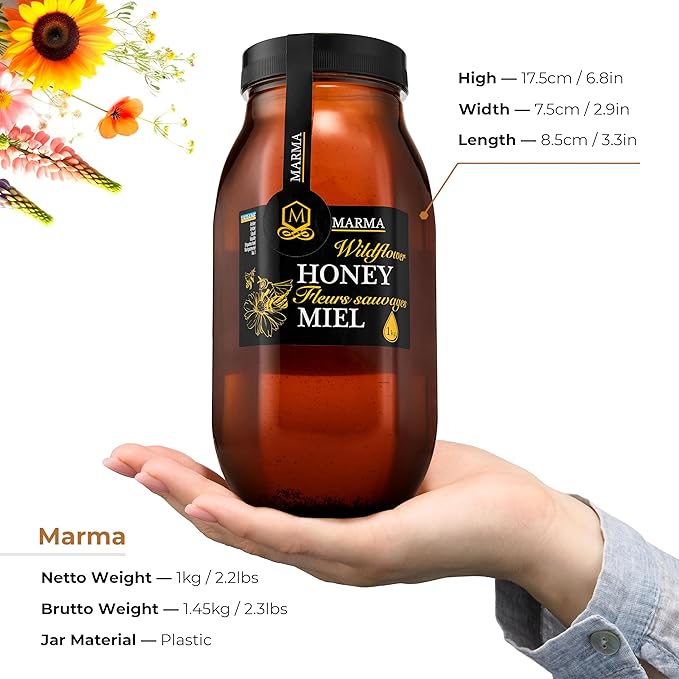 Honigma Honey Collection | Pure & Exquisite | Sustainably Sourced from Ukraine | Pack of 6