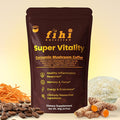 Super Vitality – Anti-Inflammation, Energy, Focus & Stamina | Clinically Studied Superfood Latte Powder | Clean, Effective, Made in California