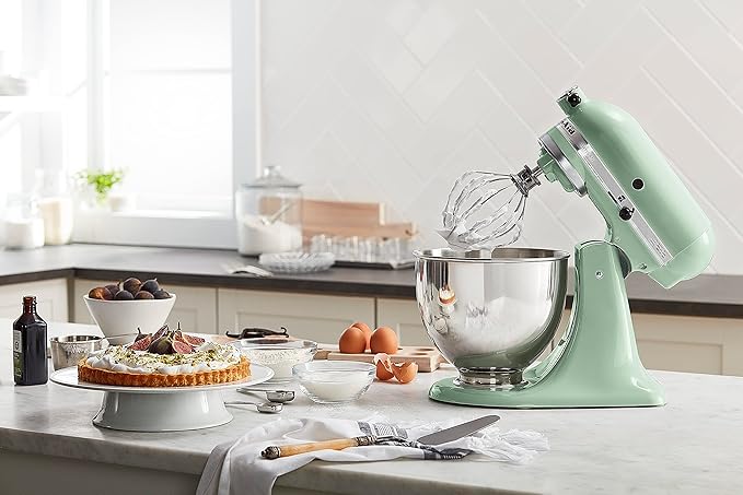 KitchenAid Artisan Series 5 Quart Tilt Head Stand Mixer with Pouring Shield KSM150PS, Pistachio