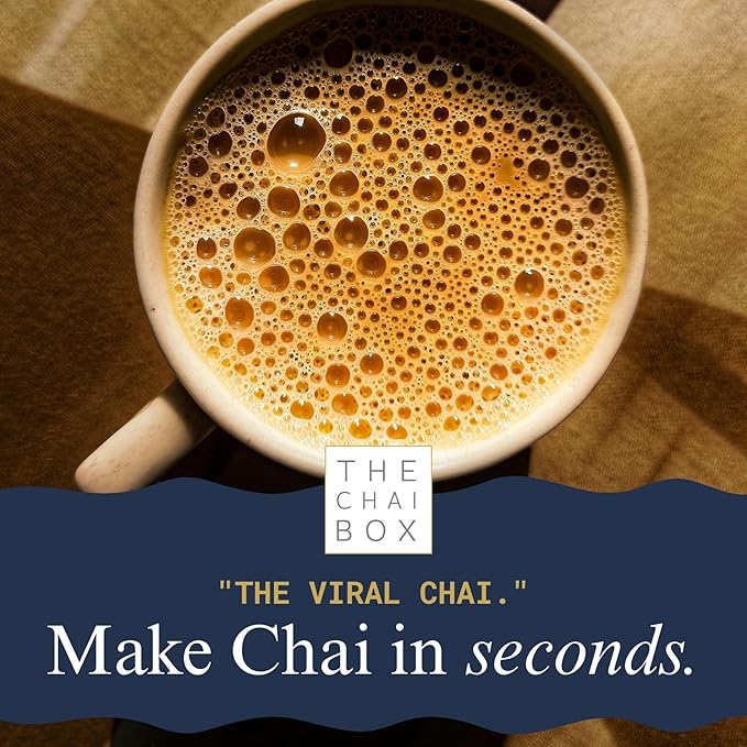 The Chai Box Top Selling Loose Leaf Tea Gift Set - Featured in Oprah's Favorite Things | 3-Flavor Caffeinated Chai Tea Gift Box with Stainless Steel Steeper (3 Pack) | Small Batch Loose Leaf Tea with Whole, Premium Spices