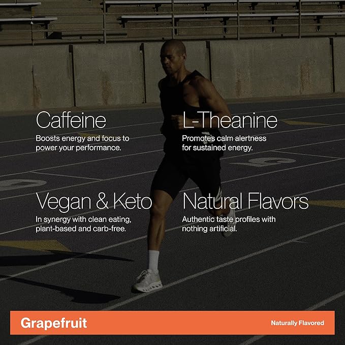 Cadence Sachets Race Energy Grapefruit - Carton (5g x 30) | Science-Backed Hydration | Zero Caffeine | Vegan, Keto & Paleo Friendly | Sodium, Potassium & Magnesium for Performance & Recovery