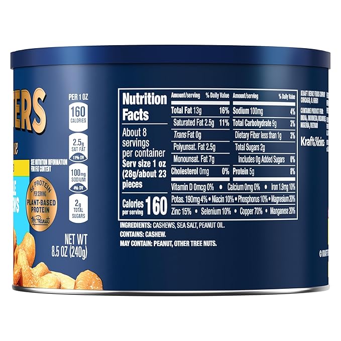 Planters Planters Cashew Wholes - 8.5 oz