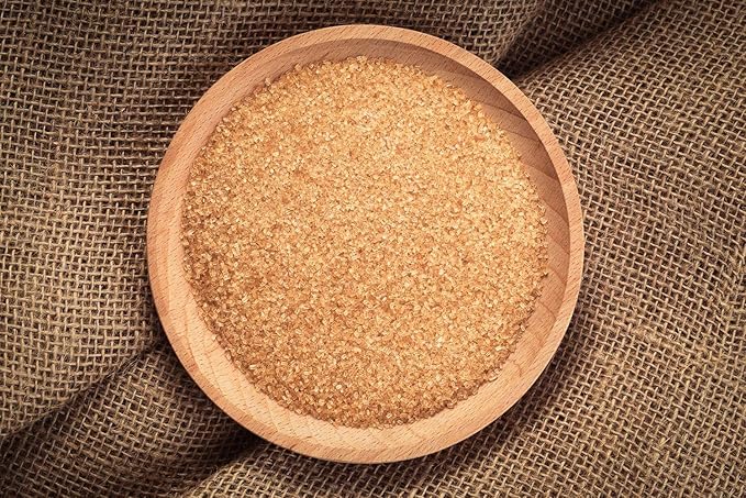 Karibbean Flavours Culinary Demerara Golden Brown Cane Sugar (2lb) | Non GMO | All Natural | Genuine From Demerara Guyana Where It Was Created