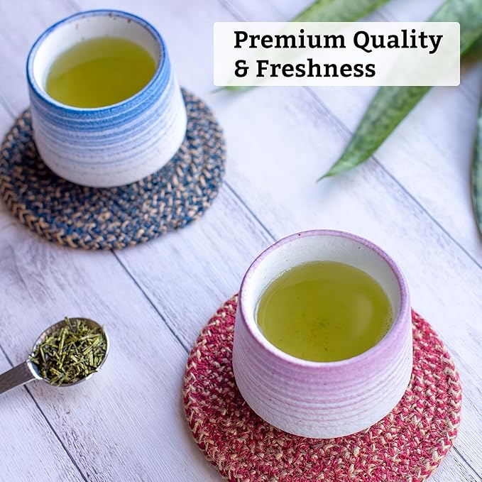 SUGIMOTO TEA Japanese Kukicha Stem Green Tea Loose Leaf 3.0 oz (86 g) Pack of 3