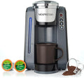 Mixpresso Single Serve Cup Coffee Maker With 4 Brew Sizes for 1.0 & 2.0 Cup Pods, Removable 45oz Water Tank, Quick Brewing with Auto Shut-Off, Rapid Brew Technology Gray Coffee Maker