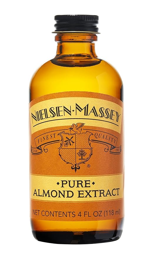Nielsen-Massey Pure Almond Extract for Baking and Cooking 4 Ounce Bottle