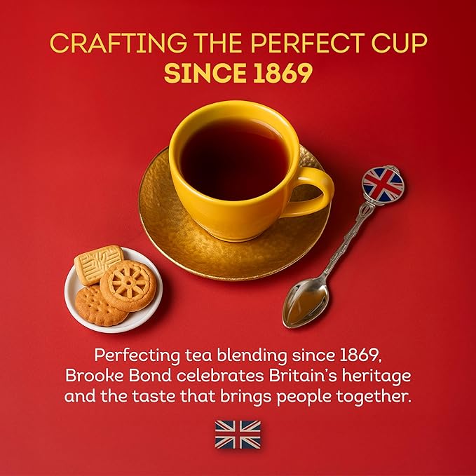 Red Label Tea by Brooke Bond | Loose Tea | Black Tea | Compatible for Chai & Milk | Premium Blend | Refreshing Taste | 900 Grams (Pack of 4)