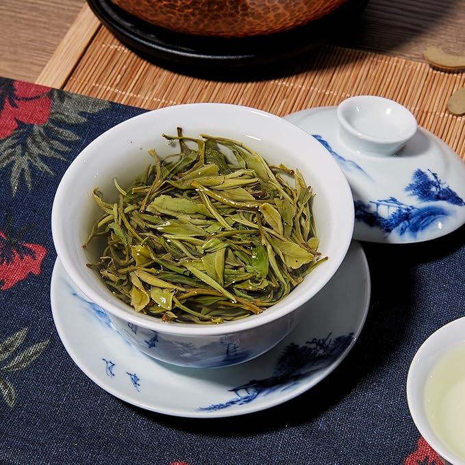 ChaWuWarmSun-[A] MaoFeng Green Tea Loose Leaf,4oz/115g,HuangShan Mao Feng Chinese Tea
