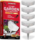 Catchmaster Defiant Outdoor Reusable Garden Stakes Ant Traps (5 Pack) – Kills Ants in Garden, Soil or Mulch - Liquid Ant Killer Bait NOT Included – No Mess, Discreet Bait Stations for Pest Control