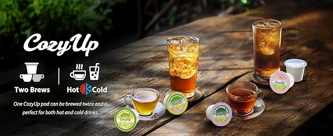 Cozy Up 36-Count Oolong Tea Pods Compatible with Keurig K-Cup Brewers
