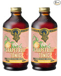 Portland Syrups Grapefruit Tonic Syrup - Refreshing Citrus Flavor - Premium Beverage Concentrate for Cocktails, Mocktails, Tea, and More - 12 oz with 12 Servings (Pack of 2)