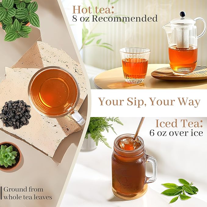 Johou Oolong Tea Specially Ground Taiwan Tea Full-Flavor Pods, Compatible with All K-Cup Brewers & Keurig 2.0, 24 pods