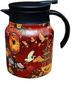 thermal teapot with infuser,Tea Pot with Infusers for Loose Tea,1000ML Thermal Teapot with Removable Infuser & Lid (C)