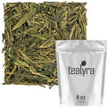Tealyra - Premium Dragon Well - Long Jing - Green Tea - Famous Chinese Loose Leaf Tea - First Grade - 8-Ounce