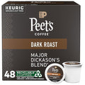 Peet's Coffee, Dark Roast Keurig K-Cup Pods - Major Dickason's Blend 48 Count (1 Box of 48 Pods)