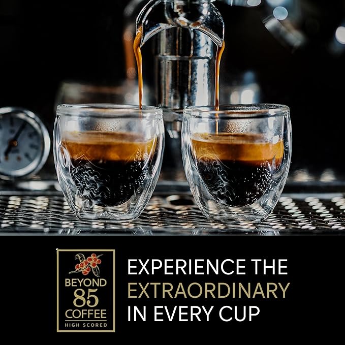 Beyond 85 Colombian Coffee Bundle – Espresso & Barista Whole Bean Dark Roasts (2 x 340g) – Bold, Smooth, Rich Flavors for Espresso, Drip & French Press Brewing