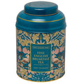 New English Teas Song Thrush & Berries Teal Tea Caddy with 240 Breakfast Teabags